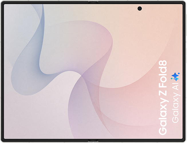 De opengeklapte Samsung Galaxy Z Fold8