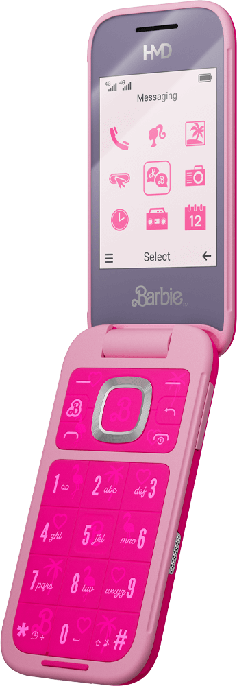 HMD Barbie Phone, Power Pink