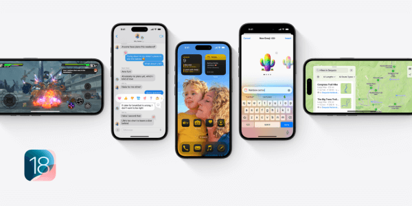 Verschillende iPhones met iOS 18