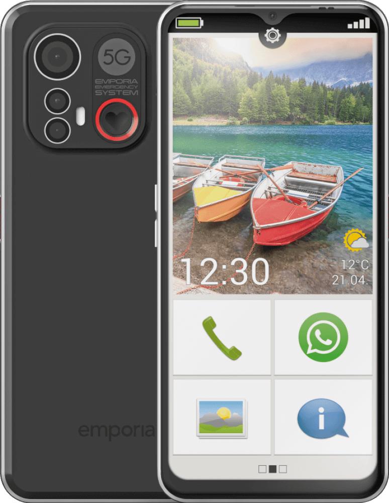 Emporia SMART.6 5G 128GB, Black