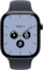 De voorkant van de blauwe Apple Watch Series 12 met blauw bandje