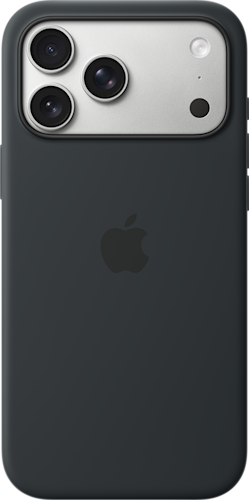 Apple iPhone 17 Pro Max Silicone Case met MagSafe Black