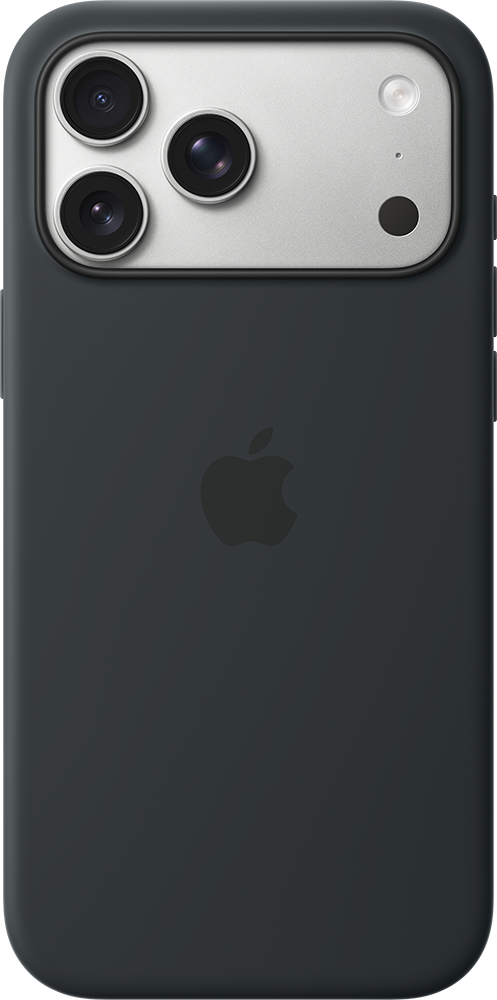 Apple iPhone 17 Pro Max Silicone Case met MagSafe Black