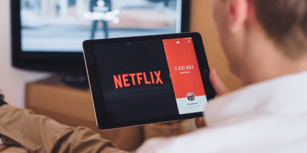 Netflix op een tablet