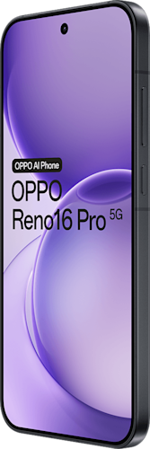 OPPO Reno16 pro 512 GB in de kleur Starlight Black (zwart)