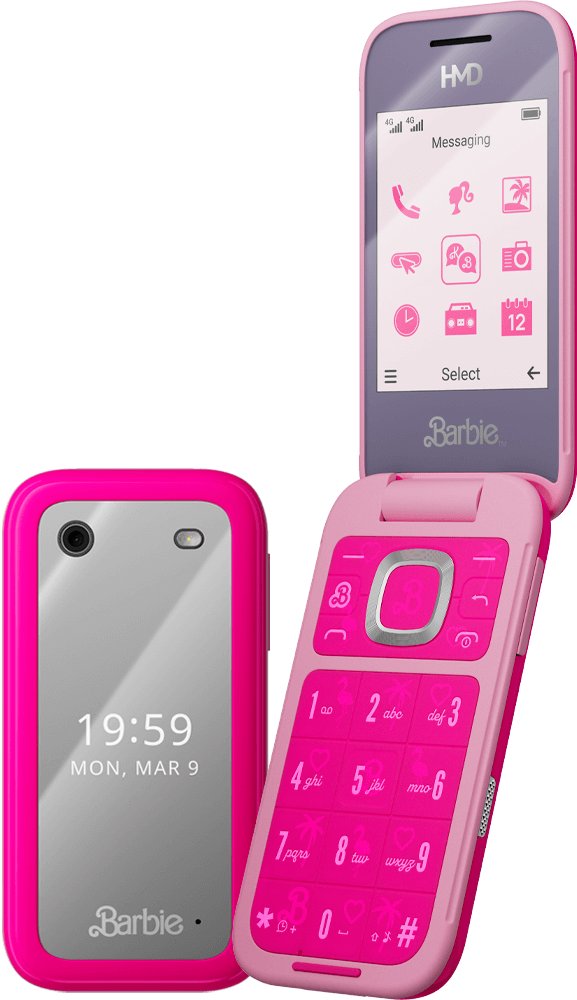 HMD Barbie Phone, Power Pink