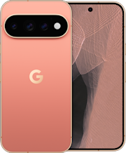 De voor en achterkant van de Pixel 11 Pro in oranje