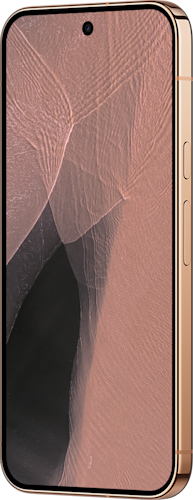De voorkant van de oranje Google Pixel 11 Pro