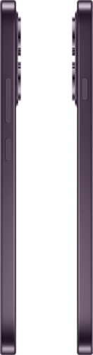OPPO Reno16 F 256 GB in de kleur Purple Black (donkerpaars)