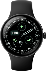 Google Pixel Watch 4, Black Obsidian