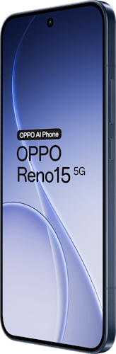 OPPO Reno15 512 GB in de kleur Twilight Black (donkerblauw)