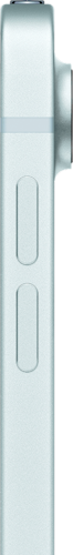 De zijkant van de blauwe iPad Air 2026