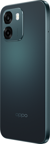 De rechter zijkant van de OPPO A6 in Sapphire Black