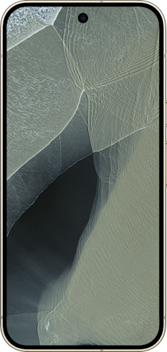 De voorkant van de groene Google Pixel 11 Pro