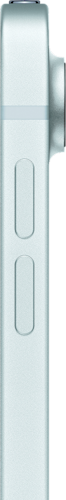 De zijkant van de blauwe iPad Air 2026
