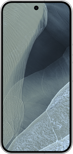 Voorkant van de lichtgroene Google Pixel 11 Pro