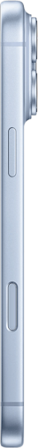 De zijkant van de lichtblauwe iPhone 18 Pro Max