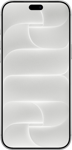De voorkant van de zilveren iPhone 18 Pro Max