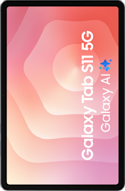 De voorkant van de Samsung Galaxy Tab S11