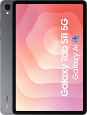 De voorkant van de Samsung Galaxy Tab S11