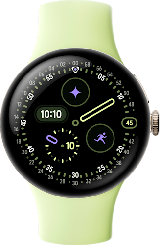 Google Pixel Watch 4, Gold Lemongrass