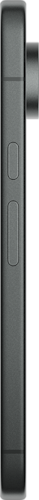 De zijkant van de zwarte Pixel 11 Pro