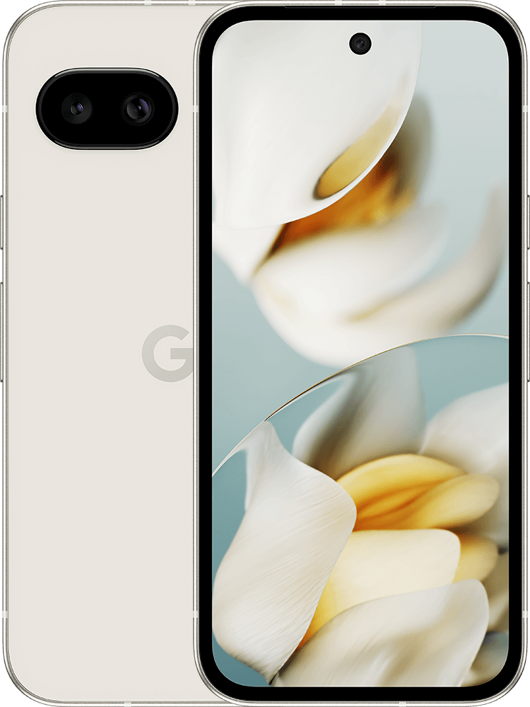 Google Pixel 9a 128 GB - Porcelain met abonnement afsluiten | KPN