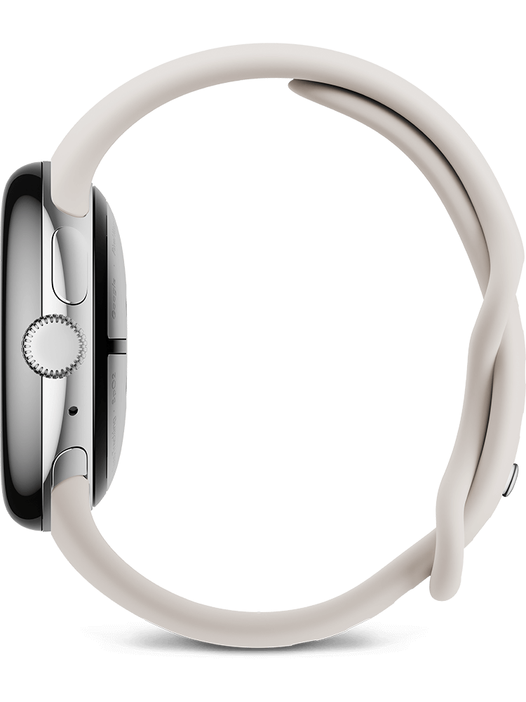 Google Pixel Watch 3 41mm 4G eSIM, Silver Porcelain