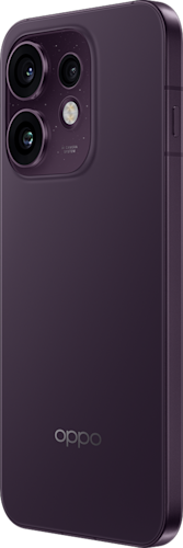 OPPO Reno16 512 GB in de kleur Purple Black (donkerpaars)