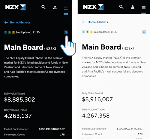 What's New - Light & Dark Mobile