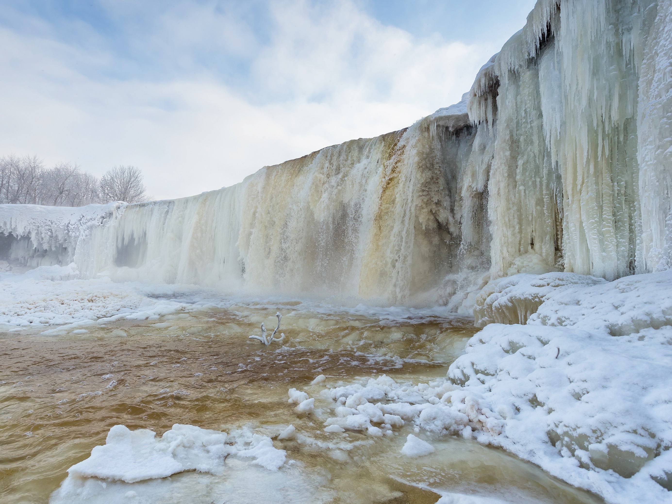 Jgala waterfalls in winter, Estonia