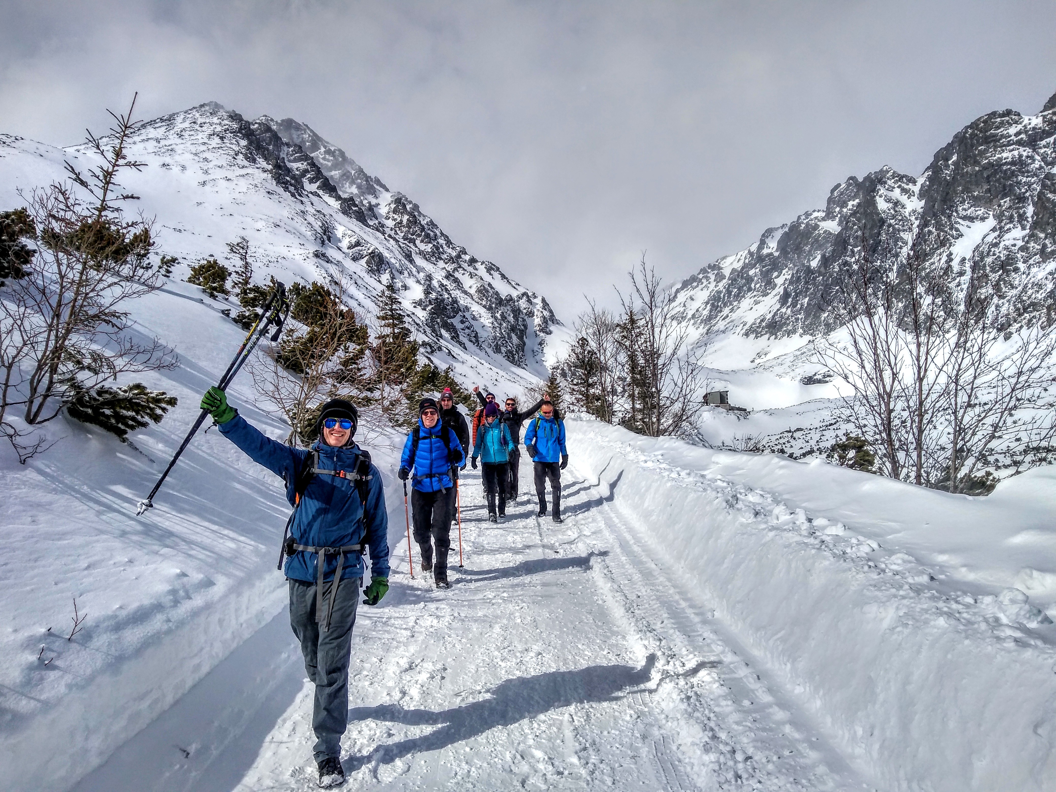 High Tatras Winter Hikers, Slovakia