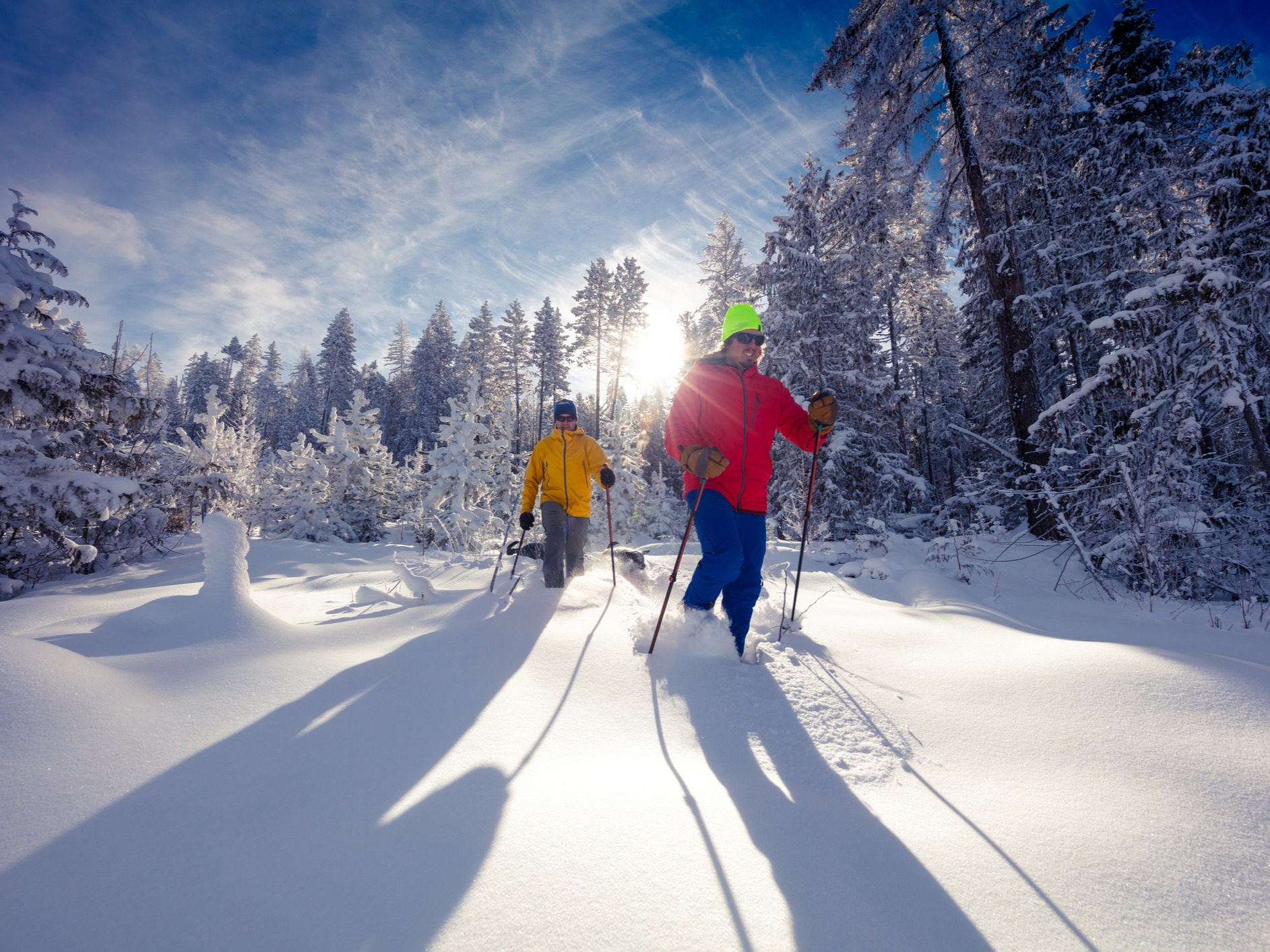 Snowshoeing in Finland. Photo: GettyImages-1134120982