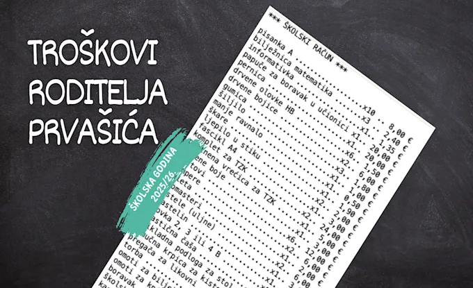 Koliko košta imati dijete u prvom razredu osnovne?