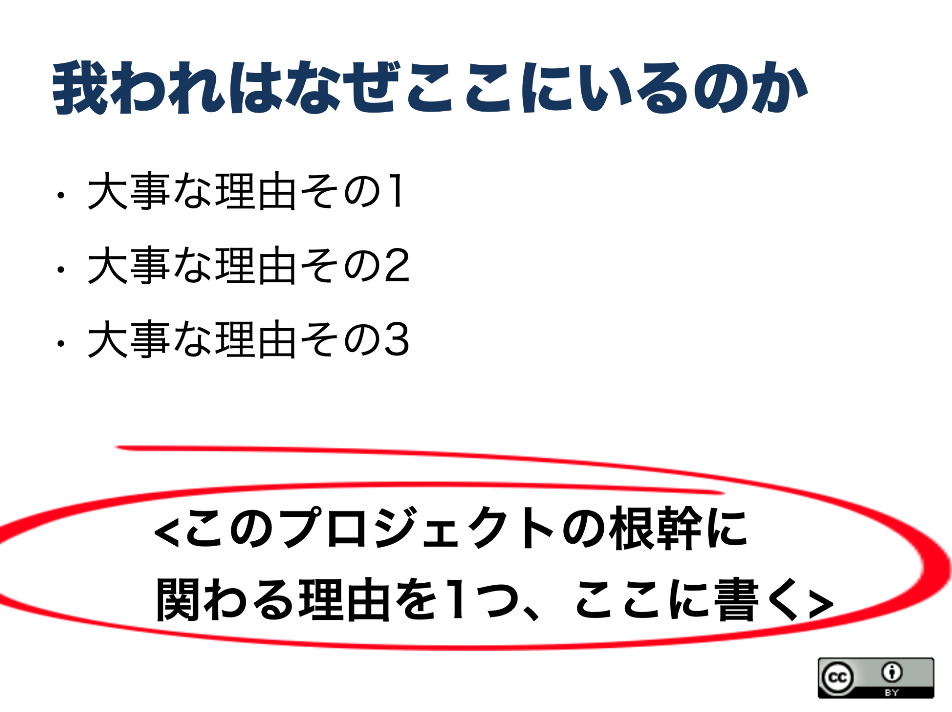 インセプションデッキ-我われはなぜここにいるのか