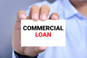 COMMERCIAL LOAN message on the card