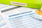 Business insurance planning with checklist forms and document binder