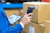 Warehouse management system with barcode reader and Tablet PC