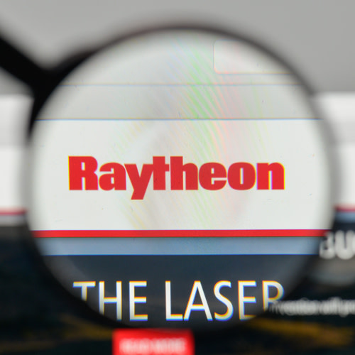 Raytheon Logo on website