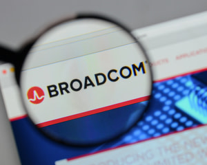 Broadcom logo on website 