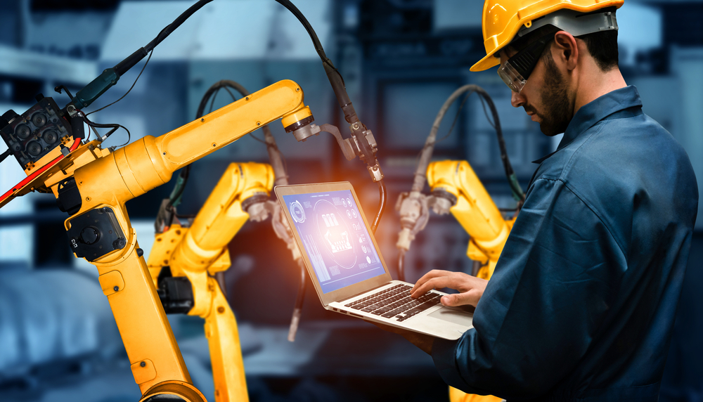 Smart industry robot arms for digital factory production