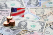 American Flag on American Money
