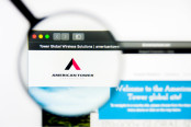 American Tower Corp Logo on website