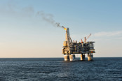 Oil Rig in the Ocean