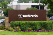 Medtronic Logo on Building