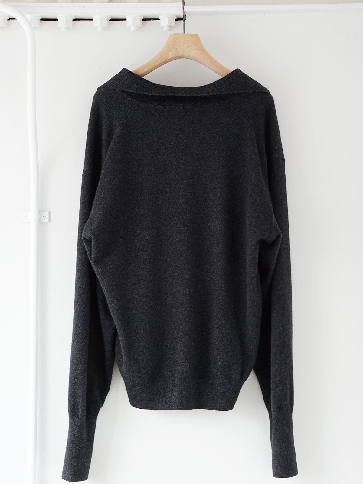 COMOLI]19aw CASHMERE SKIPPER KNIT-