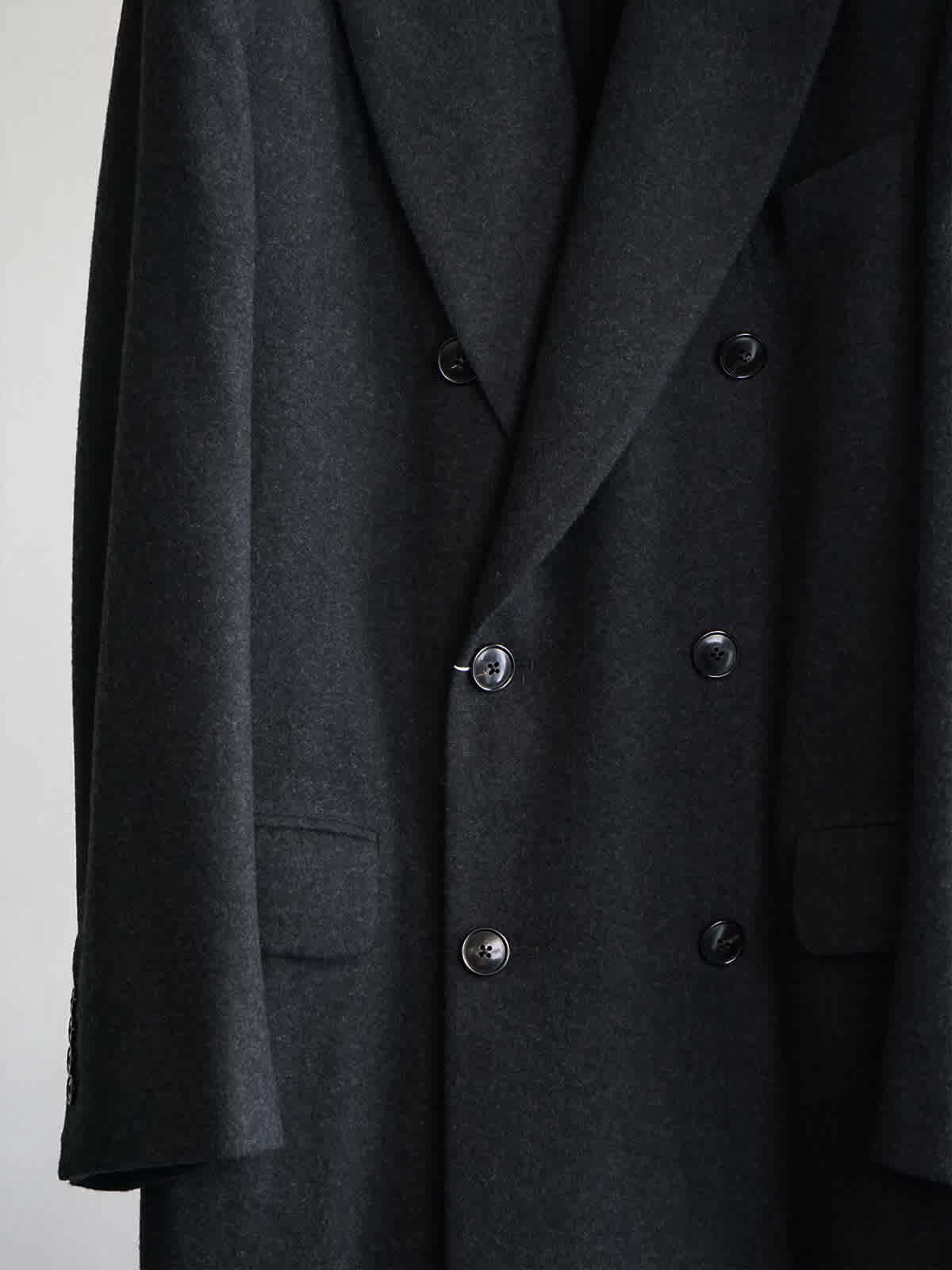 cashmere double chester coat c6