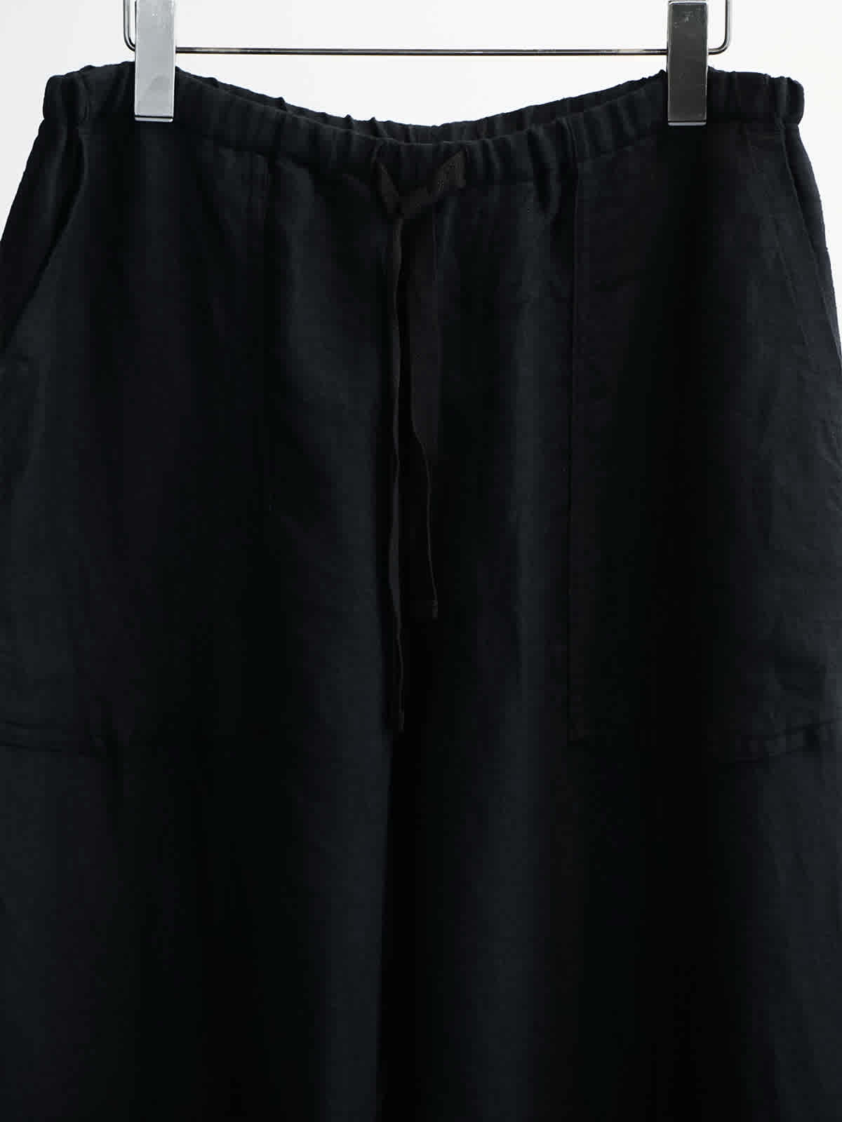 linen satin drawstring pants b3