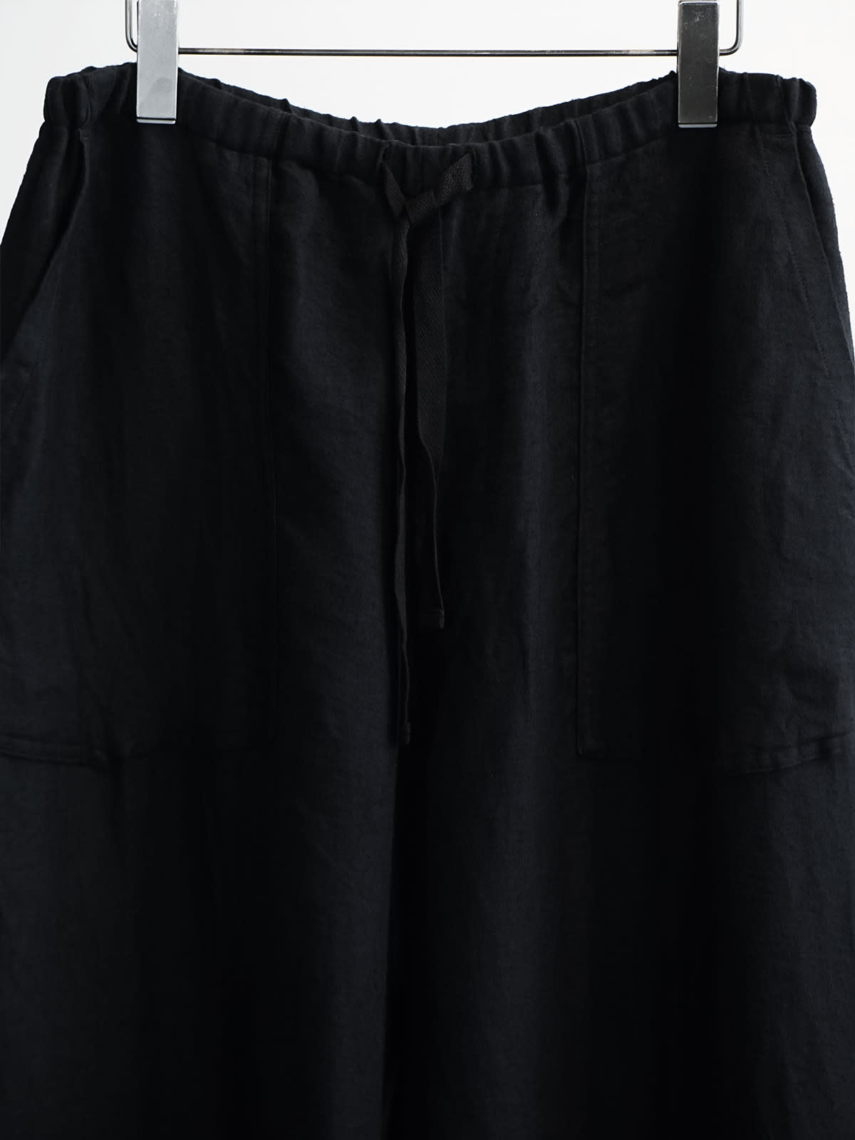 linen satin drawstring pants b3