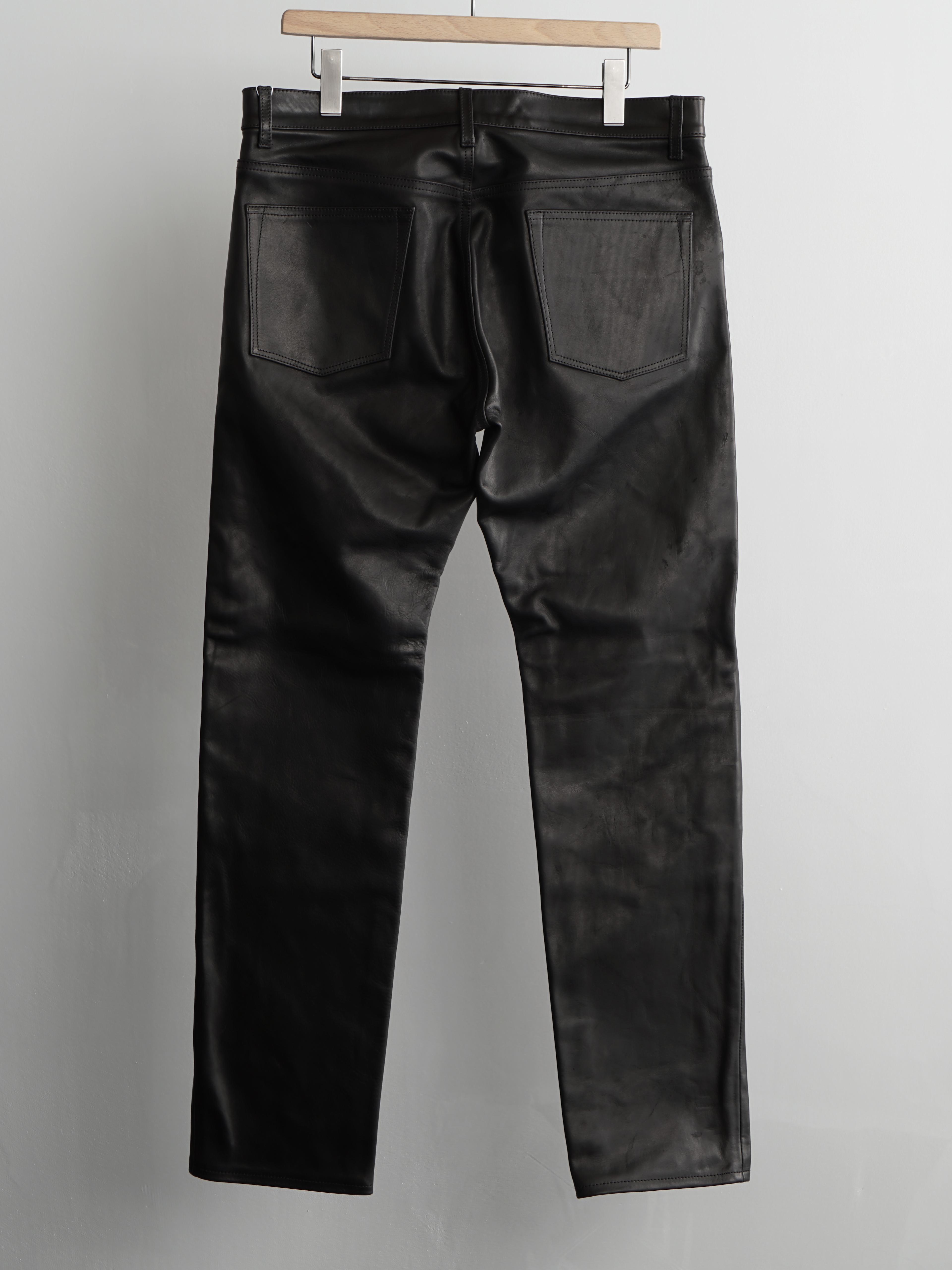 leather 5p pants c2